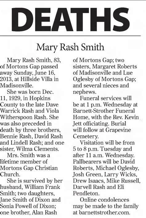 obituaries in madisonville ky|madisonville messenger current obituaries.